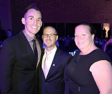 Several of us from Grant Thornton at an Out and Equal conference gala