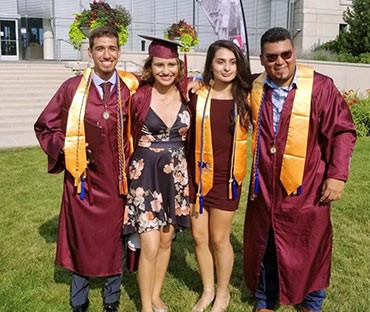 Arrupe College graduation with an AS in business administration, then on to a BBA in information systems