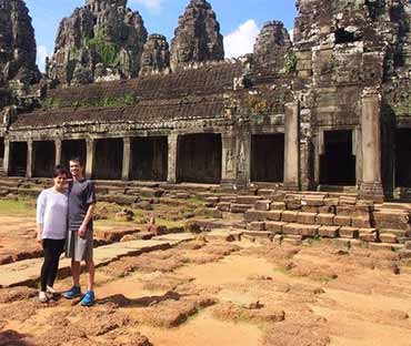 We traveled throughout Southeast Asia, including to Siem Reap in Cambodia.