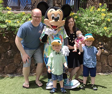 Dan Voogt’s family picture