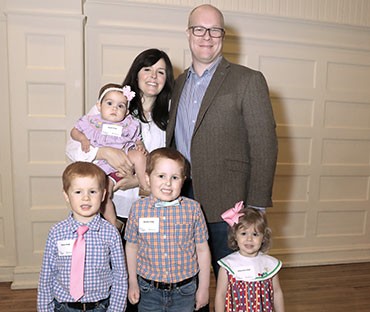 My family at a hospital fundraiser