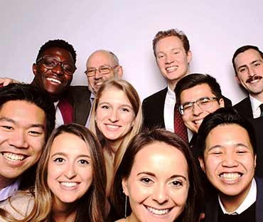 Our team enjoys time together at work, firm parties and outside gatherings.