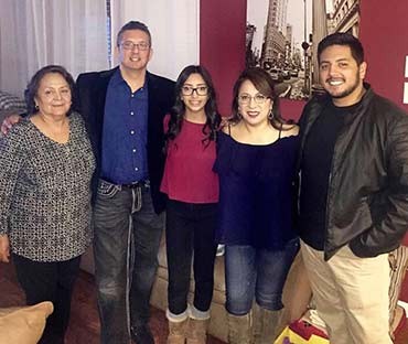 My family including my mom, my husband and our two children